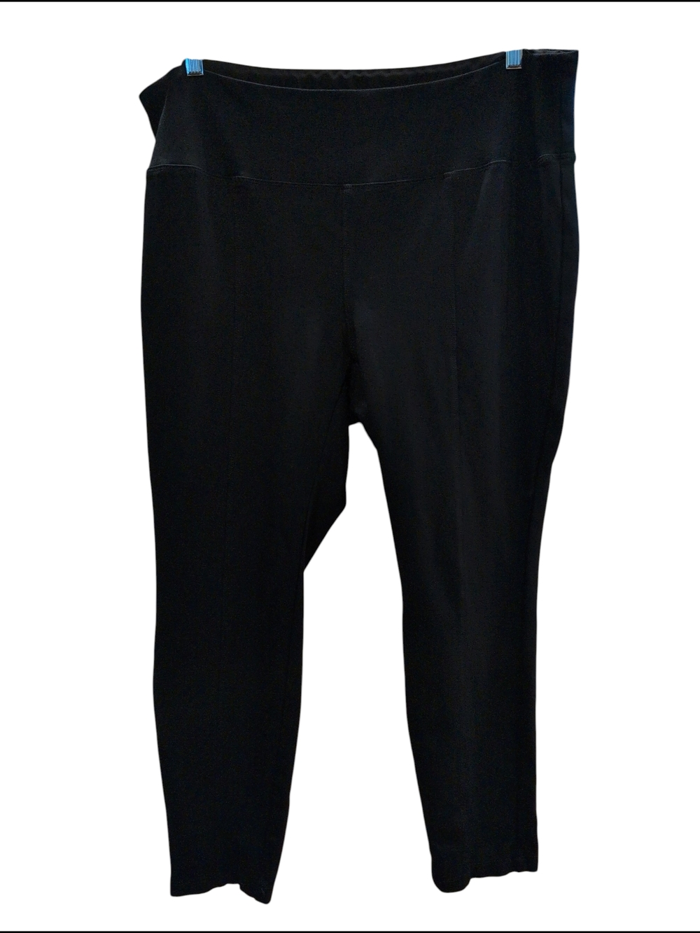 Style & Co Black High-Rise Ponte Trousers Plus Size 3X